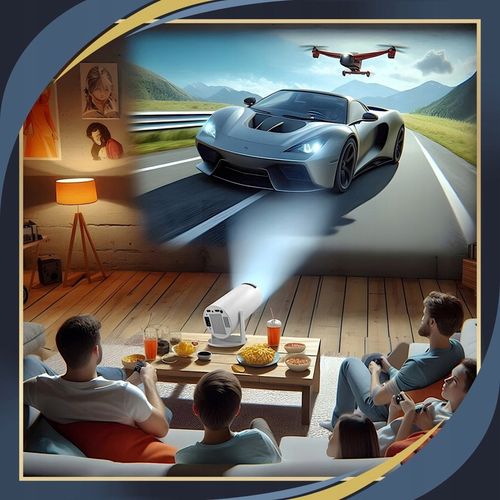 PROJEKTOR HY300 PRO 2025 NOWA WERSJA 4K WIFI PRZENOŚNY SMART ANDROID na Arena.pl