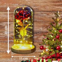 Prezent na Walentynki Walentynkowy Zestaw Prezentowy Wieczna Róża z Sercem