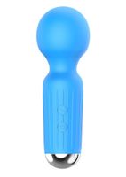 Stymulator-Rechargeable Mini Masager USB 20 Functions - Blue