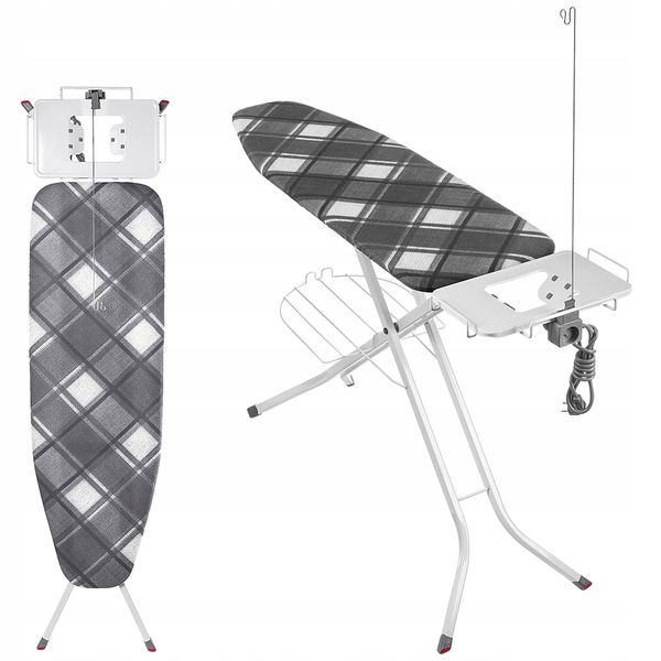 KADAX Deska Do Prasowania 120x38cm Z Gniazdkiem zdjęcie 1