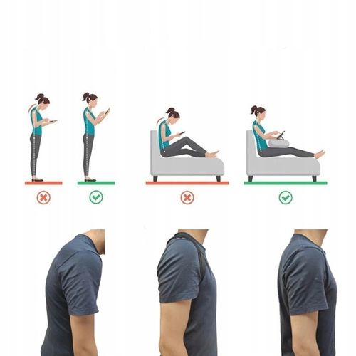 Inteligentny korektor postawy wad kręgosłupa pajączek na plecy proste plecy na Arena.pl
