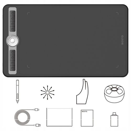 Tablet graficzny BOSTO T1060 PL OPROGRAMOWANIE do komputera PROFESJONALNY na Arena.pl