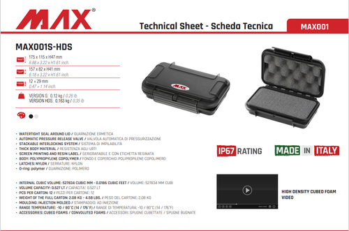 Organizer hermetyczny MAX001S 175x115x47 mm na Arena.pl