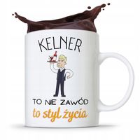 Dla Kelnera Kubek Na Prezent Kelner To Styl Życia Z Nadrukiem Ze Zdjęciem