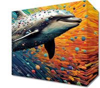 Obraz 20x20cm Delfin w Palecie Barw