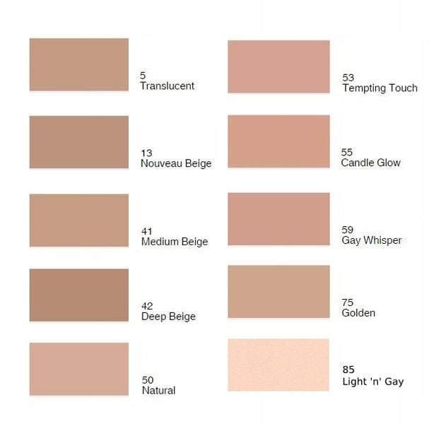 MAX FACTOR CREME PUFF PUDER NOWY 05 KOLORY zdjęcie 2