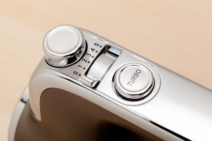 MOCNY Mikser ręczny 5 biegów TURBO MOC 400W INOX SOLIDNY 4 TRZEPACZKI zdjęcie 6