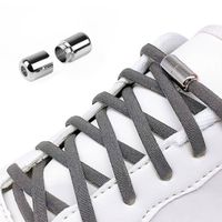 Sznurówki elastyczne bez zawiązywania szare sznurowadła bez wiązania