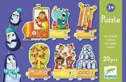 Puzzle pociag Djeco na Arena.pl