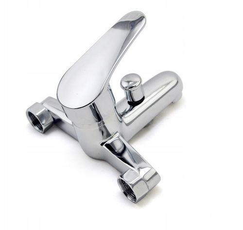 BATERIA WANNOWA PRYSZNICOWA ŚCIENNA KRAN WANNOWO-NATRYSKOWY + WĄŻ ZESTAW na Arena.pl