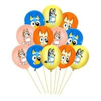 Balony lateksowe piesek Bluey, 12 szt.