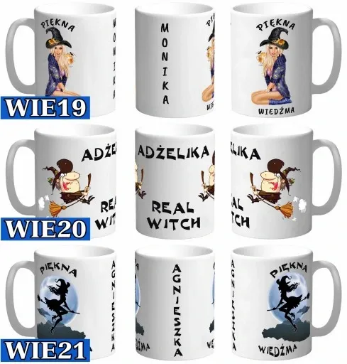 KUBEK WIEDŹMY ZOŁZY ŚMIESZNY TEKST ŻART DO BIURA zdjęcie 10