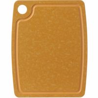 deska do krojenia z włókna drzewnego 370 x 275 mm - brązowa