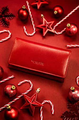 duży, skórzany portfel damski z systemem rfid - cavaldi na Arena.pl