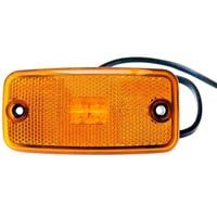 Lampa obrysowa LED 12V 24V z wiązką elektryczną Pomarańczowa - FT-019 Z LED