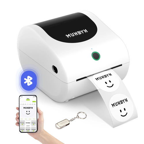 Drukarka  Etykiet Termiczna Bluetooth 4x6 USB MUNBYN 411B na Arena.pl