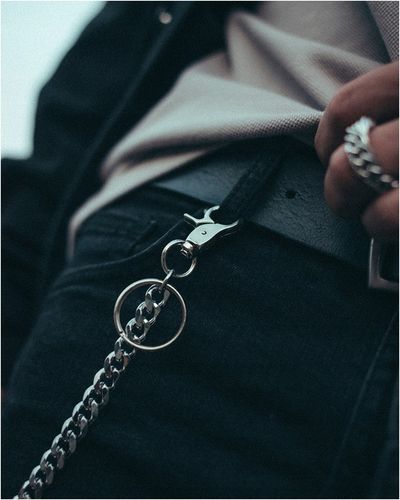 Łańcuszek do spodni męski ze stali chirurgicznej karabińczyk BLINGART na Arena.pl