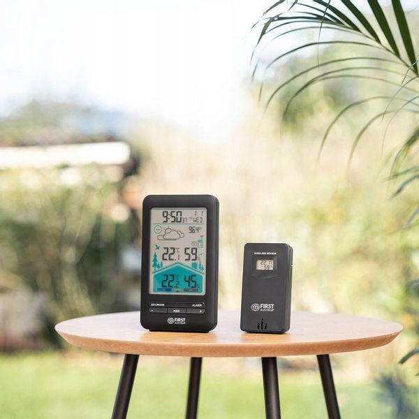 Bezprzewodowa stacja pogody ZEGAR HIGROMETR FIRST AUSTRIA zdjęcie 7