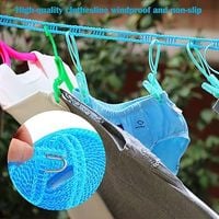 sznurek lina na pranie 2x5m klamerki spinacz 10szt