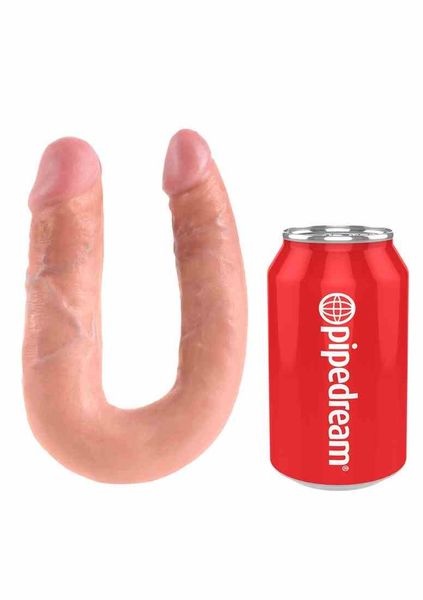 Dildo Dwustronne Double Trouble 14Cm Cieliste zdjęcie 4