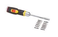 wkrętak typu pistolet z grzechotką oraz 12 końcówkami - s/62-691-0