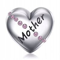 Zawieszka SREBRO 925 Charms Mama Mother Dzień Mamy