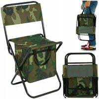 KRZESŁO WĘDKARSKIE SKŁADANE Duże XXL 150kg TURYSTYCZNE na Ryby Z OPARCIEM