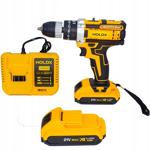 WIERTARKO WKRĘTARKA UDAROWA HOLDX DUŻY ZESTAW NARZĘDZI 2x AKU BITY na Arena.pl