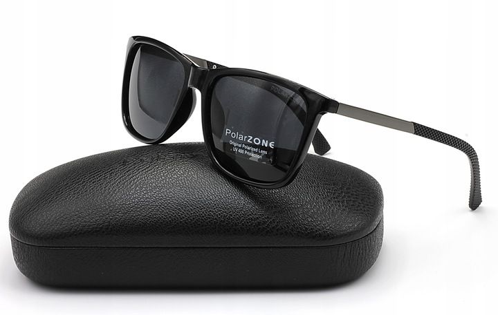 OKULARY PRZECIWSŁONECZNE MĘSKIE POLARYZACYJNE ETUI POLARZONE DLA KIEROWCÓW zdjęcie 1