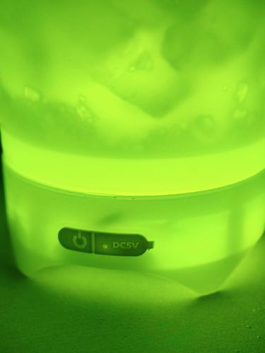 pojemnik wiaderko na lód rgb światło led cooler do lodu 5l na szampana duże na Arena.pl