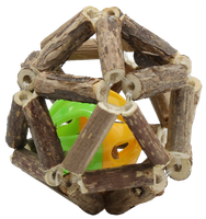 Zabawka dla kota matatabi z kulką i dzwonkiem 7cm