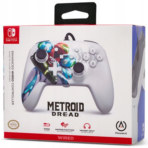 Gamepad PowerA Switch Pad Enhanced Metroid Dread na Arena.pl