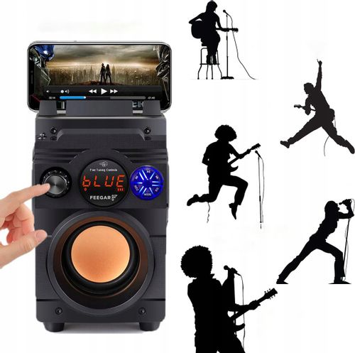Przenośny Głośnik Bluetooth Feegar 4000Mah Radio na Arena.pl