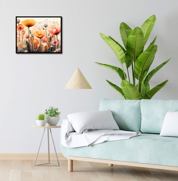Plakat 50x40cm Taneczne Maki zdjęcie 4