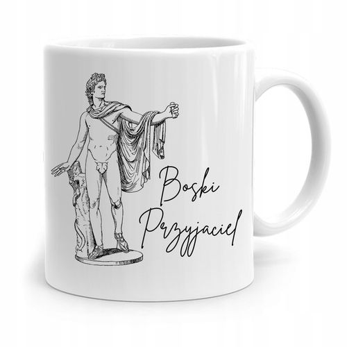 Kubek Prezent Dla Przyjaciela Boski Przyjaciel Z Nadrukiem Ze Zdjęciem na Arena.pl