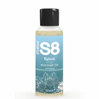 s8 olejek do masażu refresh bawełniany 50ml - french plum & egyptian cotton