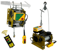 WCIĄGARKA WYCIĄGARKA LINOWA BUDOWLANA 40M, 500kg, Sterowanie radiowe