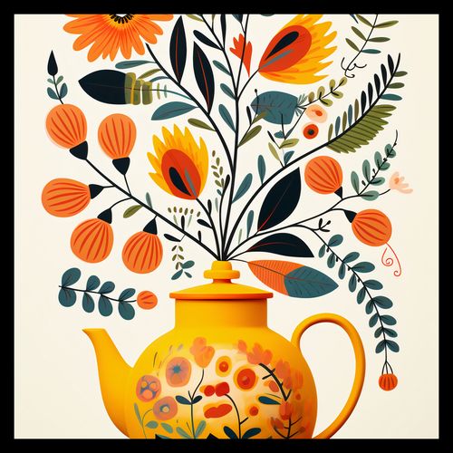 Plakat 30x30cm Bujna Herbata na Arena.pl