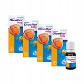 Zestaw Dicoflor Baby krople, probiotyk 4x 5ml