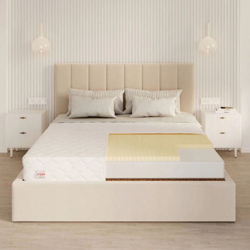 Materac LATEKSOWY 140x200 KOKOS LATEKS PERFOROWANY stabilność przewiewność na Arena.pl