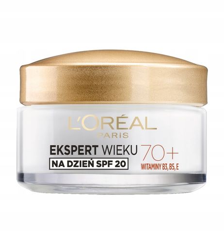 Przeciwzmarszczkowy Krem Do Twarzy Na Dzień SPF20 Loreal Ekspert Wieku 70+ na Arena.pl