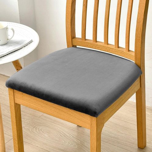 Pokrowiec Na Siedzisko 50X50Cm Szary Welur Elastyczny [26M] na Arena.pl