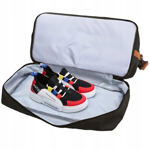 Torba Podróżna DUŻA Sportowa Bagaż Podręczny Turystyczna Wodoodporna Czarna na Arena.pl