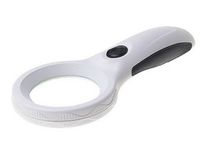 LUPA CZYTANIA SZKŁO POWIĘKSZAJĄCE 4X RĘCZNA 8 DIOD LED ZWY