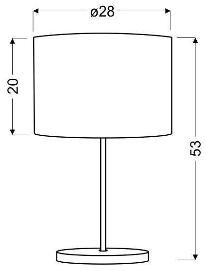 Manhattan lampka gabinetowa 1x60W E27 zdjęcie 2
