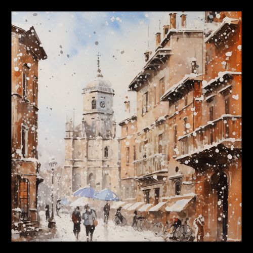 Plakat 20x20cm Urok Starych Miast na Arena.pl