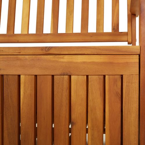 Ławka ze schowkiem i poduszką, 148 cm, drewno akacjowe na Arena.pl