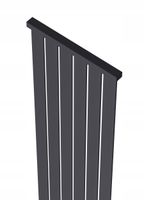 Grzejnik dekoracyjny LOTUS 100x61 GRAFITOWY