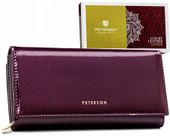 pojemny, skórzany portfel damski z systemem rfid - peterson