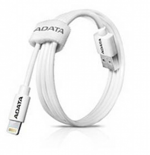 Kabel ADATA Sync & Charge Lightning, 1m, MFi (AMFIPL-100CM-CWH) Biały na Arena.pl
